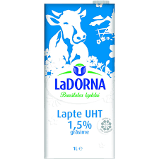 Lapte LaDorna, grasime 1,5% 1 l